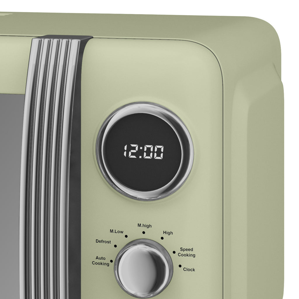 Swan SM22080CN Retro Digital Combi Microwave with Oven and Grill, 25 Litre,  900 W, Cream [