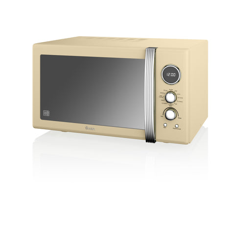 Swan Retro 0.9 cu. ft. Digital Combi Microwave with Grill